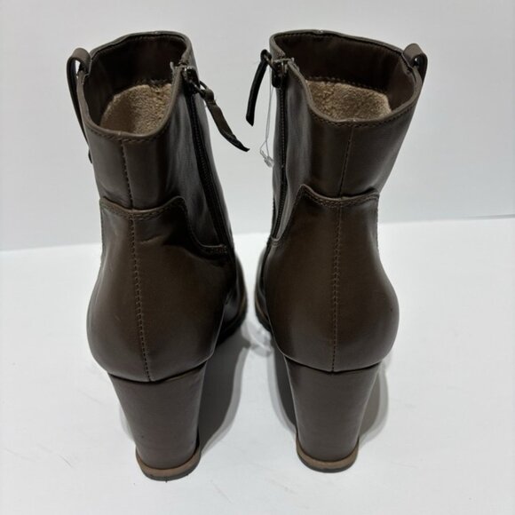 Soul Naturalizer Women’s Haley West Wedge Booties Brown, Size 11 M - Picture 4 of 6